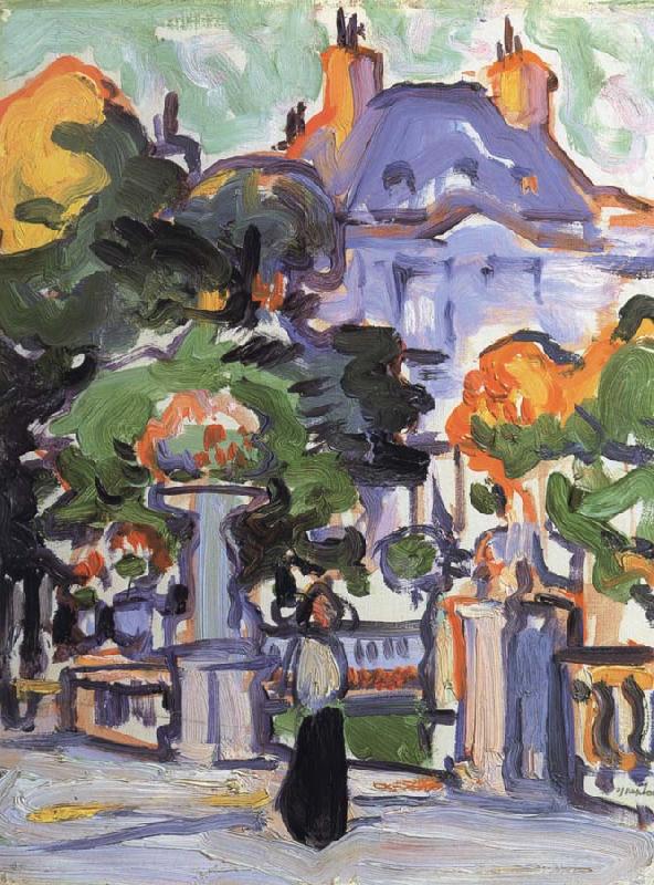 Samuel John Peploe The Luxembourg Gardens china oil painting image